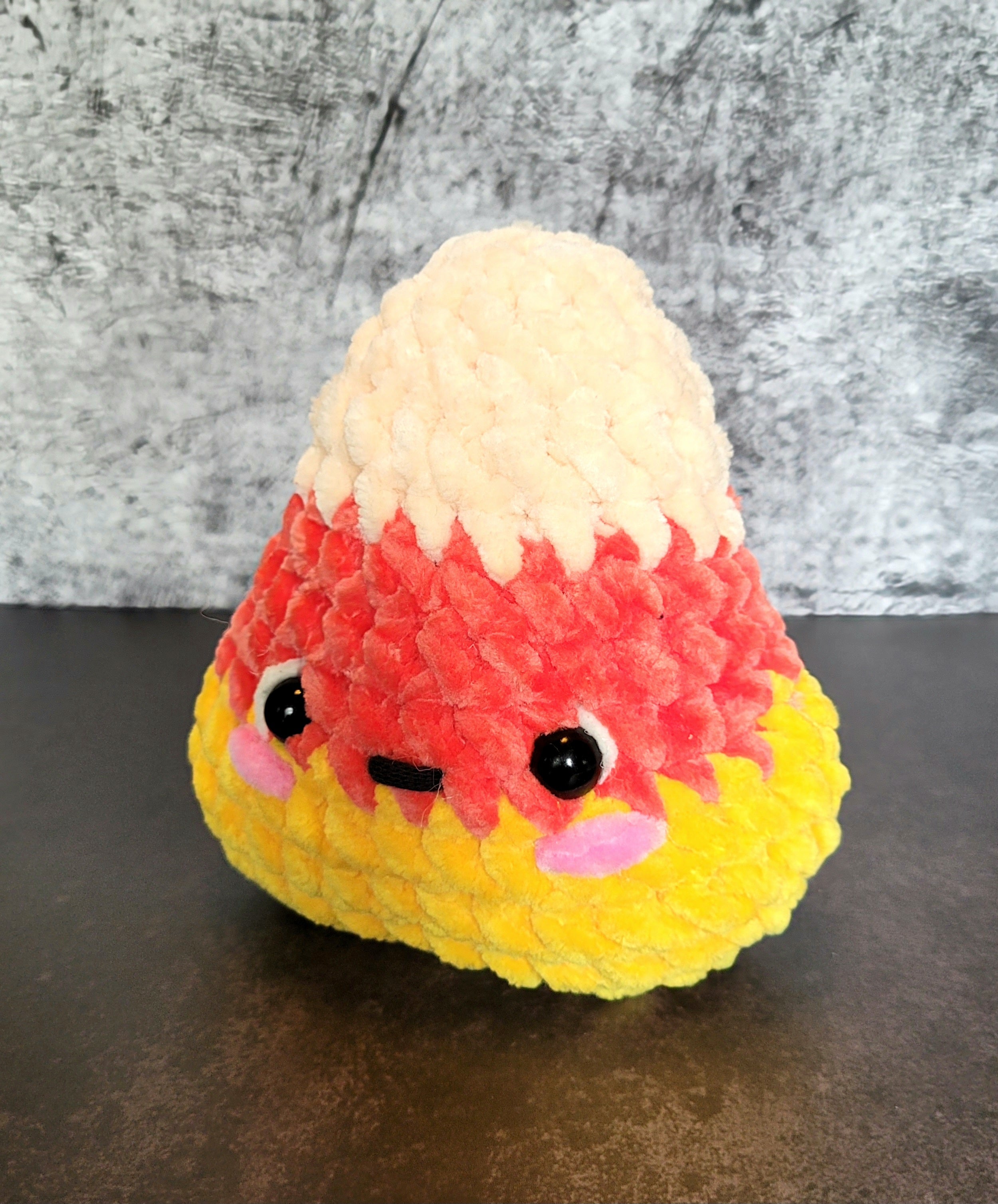 Original Candy Corn Plushie — Honeybear’s Cupboard Halloween Edition
